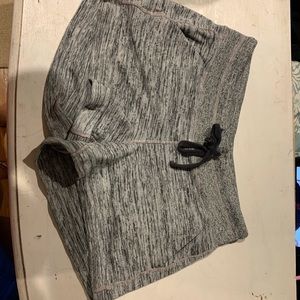 Heathered gray shorts